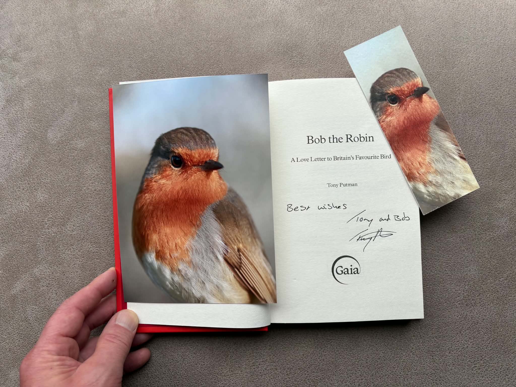 Lucky's Portrait: Signed Bob the Robin Book Gift Bundle